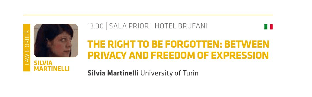 the right to be forgotten