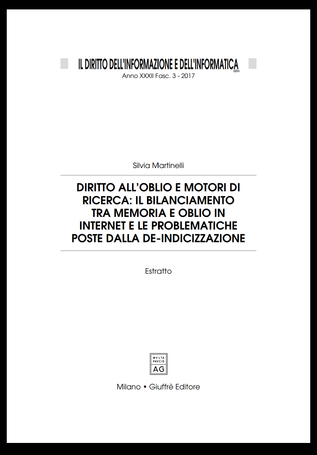 martinelli oblio dir inf