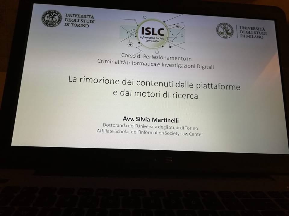 La rimozione dei contenuti dalle piattaforme e dai motori di&nbsp;ricerca